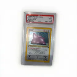 Pokemon 1999 Fossil Ditto 3/62 Holo Rare 1st Edition PSA 9 Pokemon TCG - Image 1