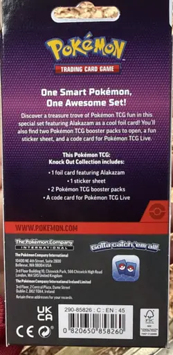 Pokemon TCG: Knock Out Collection- ALAKAZAM - Brand New / Factory Sealed 2025 - Image 2