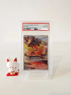 Magby 186/182 PSA 10 Illustration Rare #186 PSA 10 Pokemon SV4 Paradox Rift - Image 1