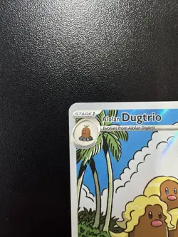 Alolan Dugtrio 208/191 Illustration Rare Surging Sparks Pokemon - Image 3