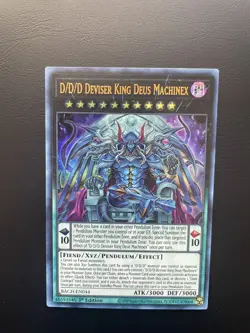 Yugioh D/D/D Deviser King Deus Machinex BACH-EN044 Ultra Rare 1st Edition LP - Image 3