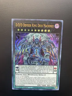 Yugioh D/D/D Deviser King Deus Machinex BACH-EN044 Ultra Rare 1st Edition LP - Image 5