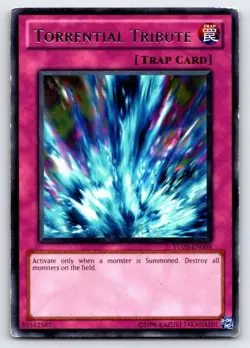 Torrential Tribute LON-025 Ultra Rare Labyrinth of Nightmare Yu-Gi-Oh LP - Image 1