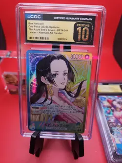 Boa Hancock OP14-041 (Alternate Art) One Piece The Azure Sea's Seven JP CGC10 - Image 4