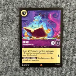 Disney Lorcana Winterspell Genie 49/204 Rare NM Regular - Image 1