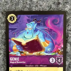 Disney Lorcana Winterspell Genie 49/204 Rare NM Regular - Image 3