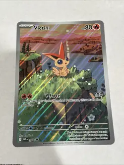 Pokemon Victini SVP 208 JUMBO Card Black Bolt White Flare PROMO 2025 - Image 1
