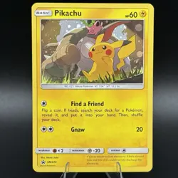 Pikachu - SM234 - Pokemon Sun & Moon Promo Holo Rare Card NM 💎 - Image 1