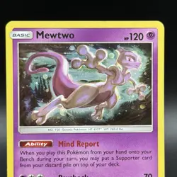 Mewtwo SM214 - Black Star Promo - Holo Pokemon Card - Near Mint (NM) - Image 2