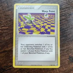 Warp Point 93/115 - MP EX Unseen Forces - Pokemon 2005 TCG Card - Image 1