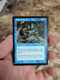 Magic the Gathering Rhystic Study the List English Edition Near Mint Condition - Image 1