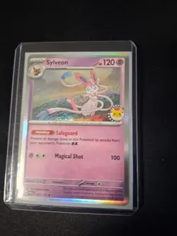 Sylveon Prismatic Evolutions Pokemon Day - 2025 Stamped Promo - Holo 040/131 NM - Image 1