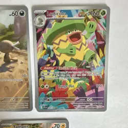 Pokemon Phantasmal Flames Lot: Meowth, Wooper, Ludicolo, Wigglytuff, & Yamper - Image 4