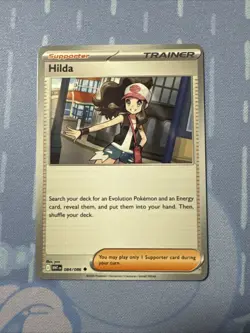 Pokemon TCG Hilda Uncommon 084/086 White Flare - Image 1