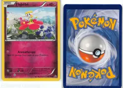 Flabebe 62/106 Common Flashfire Pokemon Reverse Holo LP Graphics - Image 3