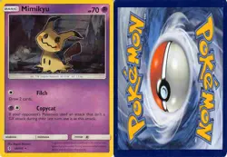 Mimikyu 58/145 Holo Rare Guardians Rising Pokemon MP - Image 3
