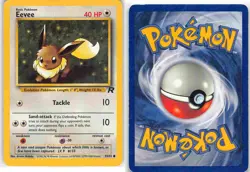 Eevee 55/82 Common Team Rocket Pokemon MP - Image 3