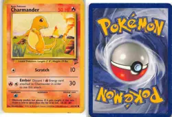 Charmander 69/130 Common Base Set 2 Pokemon MP - Image 3