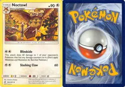 Noctowl 166/236 Uncommon Unified Minds Pokemon LP Komiya - Image 3