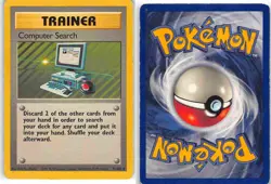 Computer Search 71/102 Rare Base Set Pokemon MP - Image 3