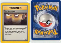 The Boss's Way 105/110 Uncommon Legendary Collection Pokemon LP Sugimori - Image 3