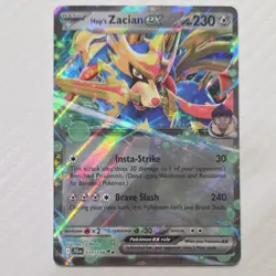 Pokemon TCG Hop's Zacian EX Holo 111/159 JTG Basic 230 HP 2025 - Image 1