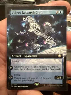 MTG Uthros Research Craft (Extended Art) Edge of Eternities Non-Foil 27 - Image 1
