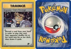 Imposter Oak's Revenge 76/82 Uncommon Team Rocket Pokemon HP/DMG - Image 3