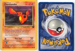 Charmander 50/82 Common Team Rocket Pokemon HP/DMG - Image 3