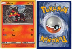 Litten 3/12 McDonald's Collection 2017 Pokemon NM - Image 3