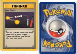 Item Finder 74/102 Rare Base Set Unlimited Pokemon LP Kinebuchi - Image 3