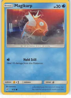 Magikarp 8/18 Common Detective Pikachu Pokemon Holo MP Framestore - Image 1