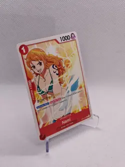 2022 One Piece Super Pre-Release Nami Gold Stamp ST01-007 EN Card 1st Set NM - Image 2