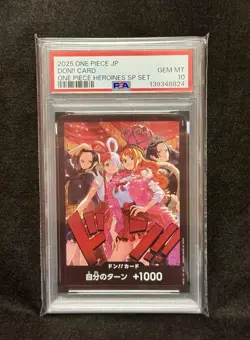 PSA 10 ONE PIECE DON!! Card Heroines SP Set 2025 Japanese Bandai GEM MINT - Image 2