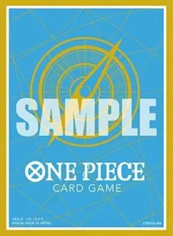 ONE PIECE Card Game Limited Card Sleeve STANDARD BLUE GOLD 70 Sleeves From JAPAN - Image 2
