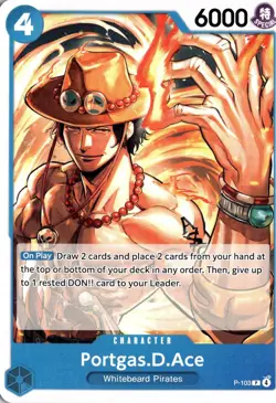 Portgas.D.Ace (Tournament Pack 2026 Vol. 2) P-103 One Piece Promo NM - Image 1