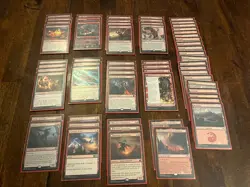 MTG Custom Standard Mono Red Aggro Deck! with sleeves and deck box! - Image 2