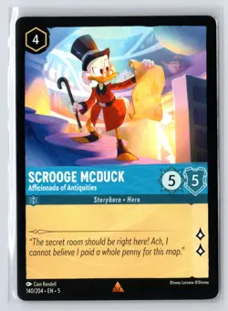 Scrooge McDuck #140/204 Shimmering Skies Disney Lorcana - Image 1
