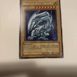 Yu-Gi-Oh Blue-Eyes White Dragon DDS-001 Promo Secret Rare Card - Image 3