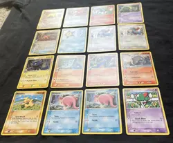 Pokemon EX Delta Species Set 2005 16 Card Lot Persian 50/113, Meowth, Starmie…LP - Image 2