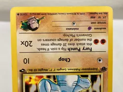 Giovanni's Machop Gym Challenge Set Pokemon Card 1st Edition - Lightly Played - Image 4