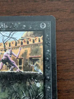 Magic The Gathering MTG STONE -THROWING DEVILS Arabian Nights Card! - Image 2
