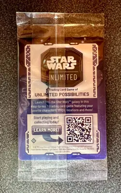 Star Wars Unlimited Grogu Leader Foil Sealed Card Mandalorian AMC Promo - Image 2