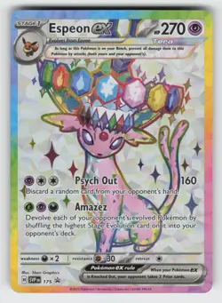 Espeon ex - 175 SVP 175 NM SVP SV: Scarlet & Violet Promo Cards 03 - Image 1