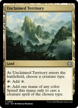 Unclaimed Territory [The Lost Caverns of Ixalan Commander] Magic MTG - Image 1