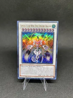 Crystal Clear Wing Over Synchro Dragon SUDA-EN039 Ultra Rare Yugioh Card - Image 1