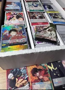 100+ One Piece Card Lot 75 C/UC 20 Holo Rare 3 Leader Cards & 2 SP Holos Random - Image 3