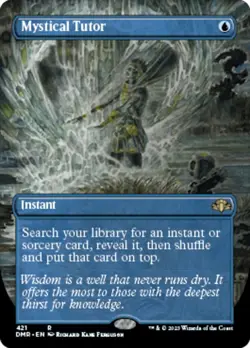 [1x] Mystical Tutor - Borderless - Near Mint, English - Dominaria Remastered Ext - Image 1