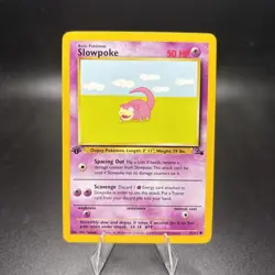 Slowpoke 55/62 (1st Edition) - Vintage 1999 Wotc Fossil Set - Pokemon Card NM -j - Image 1