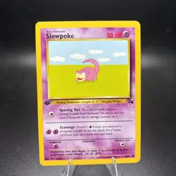 Slowpoke 55/62 (1st Edition) - Vintage 1999 Wotc Fossil Set - Pokemon Card NM -j - Image 1